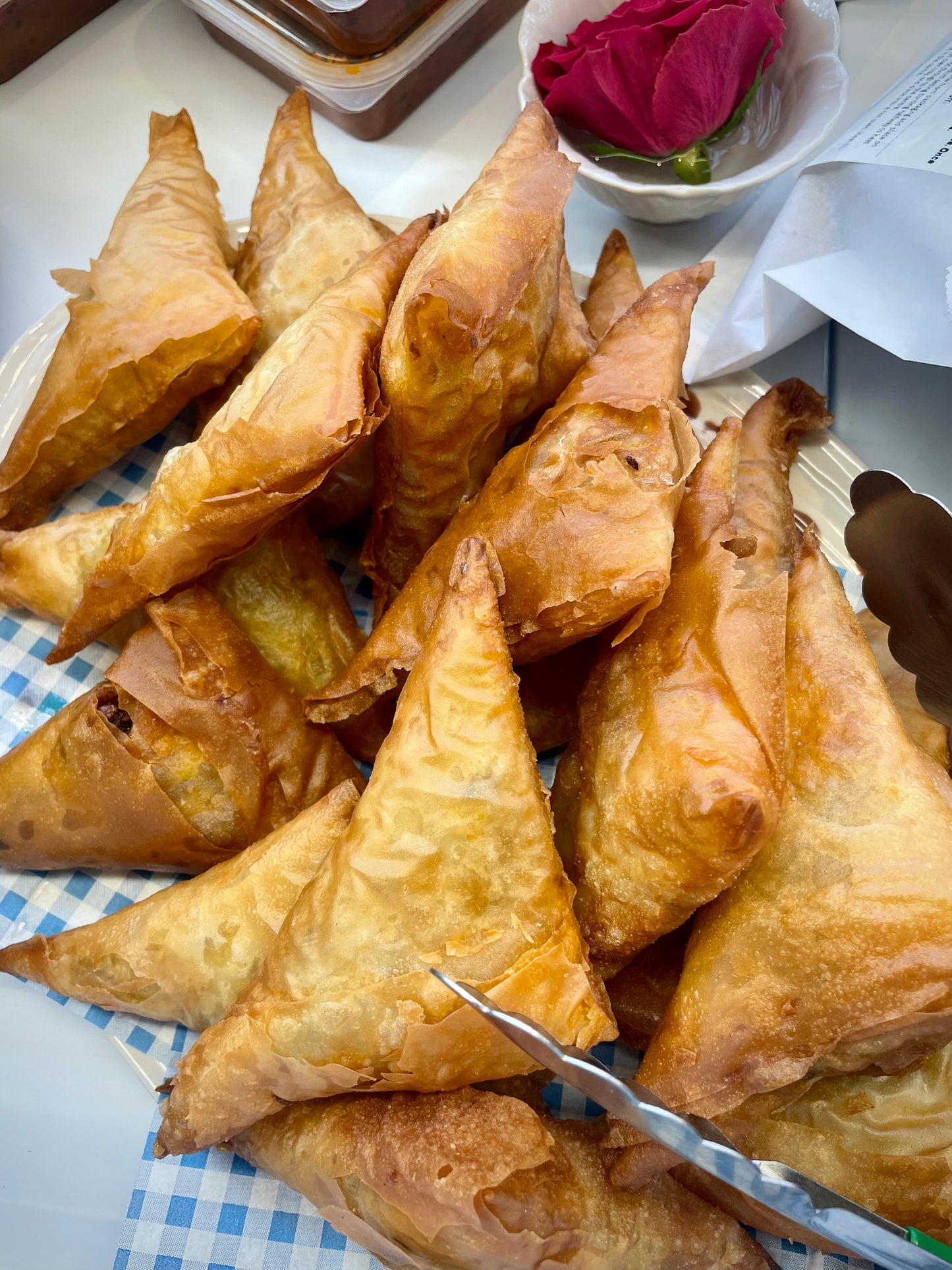 Crispy Corn & Poha Samosa