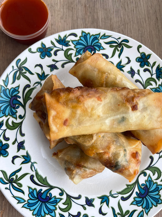 Paneer & Sweetcorn Spring Rolls