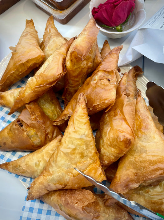 Crispy Corn & Poha Samosa