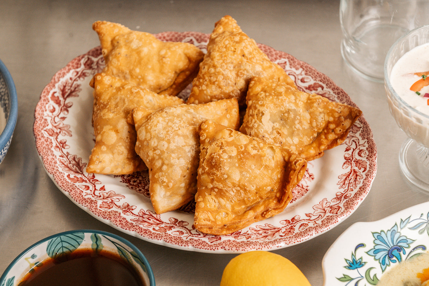 South Indian Style  Chicken Samosa